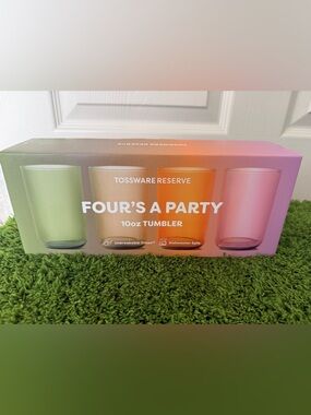 10oz Tumbler Set - Orange Tumbler